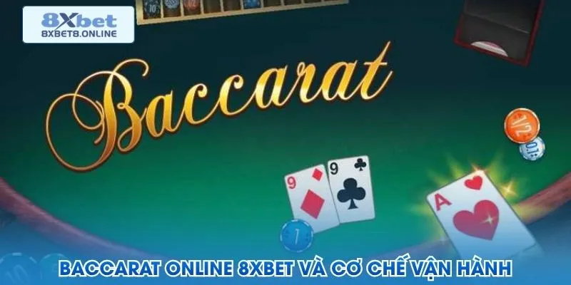 Bàn baccarat trực tuyến với hai tay Player và Banker