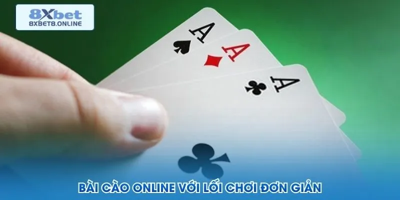 Ba lá bài trong một ván bài cào online
