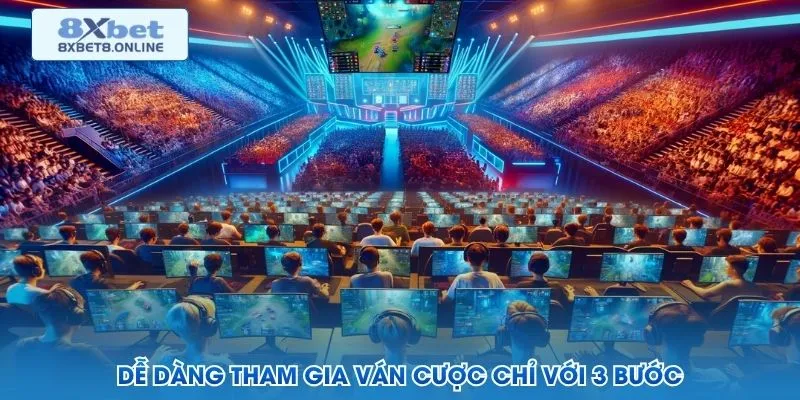 Đặt cược esports theo ba bước và kiểm tra lại vé trước khi xác nhận